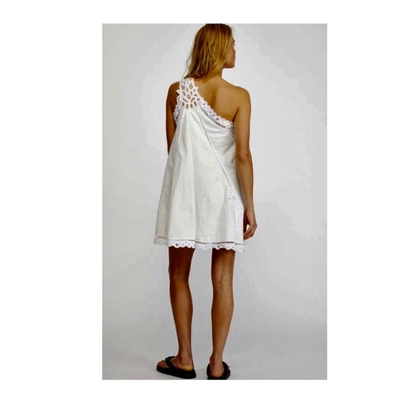 Free People One Shoulder Dress. - Picture 3 of 10
